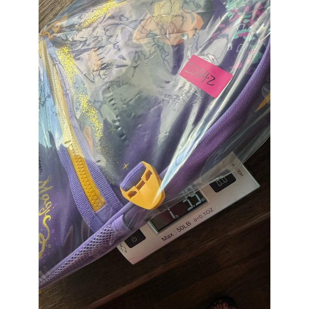 NWT Disney Wish Asha Valentino Purple Backpack Tech Sleeve Magic Every Wish New